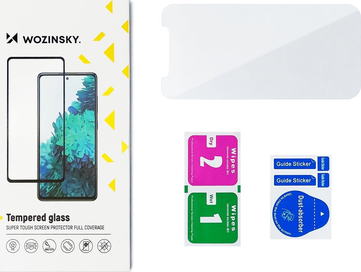 Xham mbrojtës Wozinsky Tempered Glass për iPhone 16 Plus, 9H, transparent