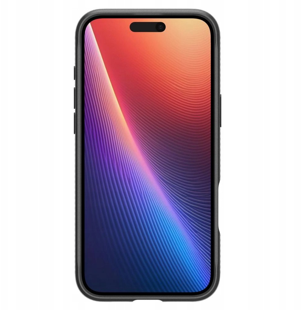 Mаска за телефон Spigen Rugged Armor MagSafe за iPhone 17, мат, црна