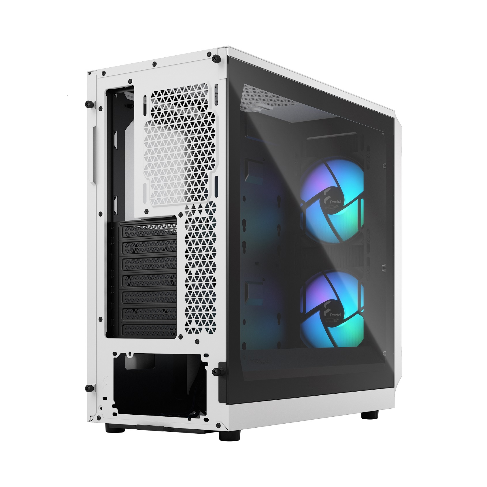 Kasë për PC Fractal Design Focus 2 RGB, e bardhë/e zezë