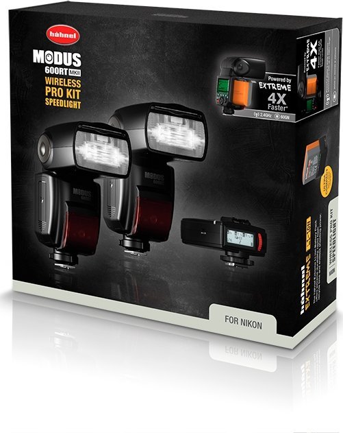 Blic Hahnel Modus 600RT MK II Pro Kit, për Nikon, Li-Ion, i zi