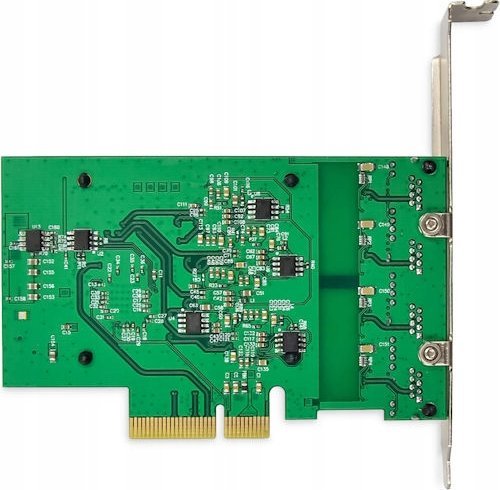 Kartë rrjeti Digitus DN-10136, 4 porta 2.5Gbps, PCI Express, RJ45