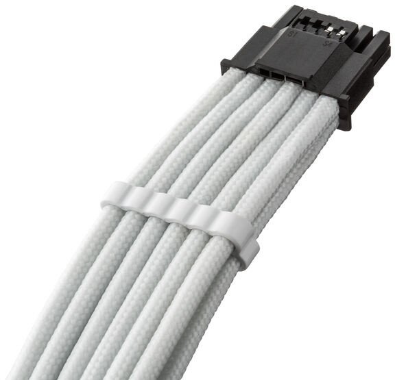 Kабел за напојување CableMod Pro Universal ModMesh 12VHPWR 12V-2x6, бел