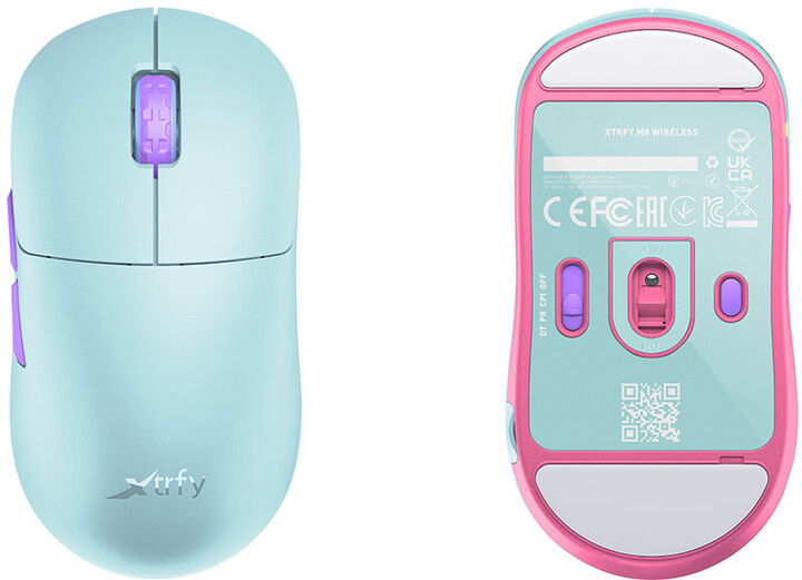 Maus Xtrfy M8, frosty mint