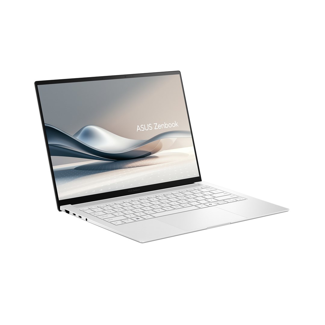 Laptop Asus Zenbook S 14 OLED UX5406SA, 14", Intel Core Ultra 7 258V, 32GB RAM, 1TB SSD, i bardhë