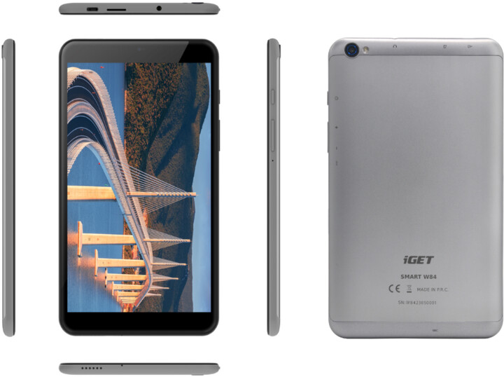 [OUTLET] Tablet iGET SMART W84 Wi-Fi, 3GB/64GB, i hirtë