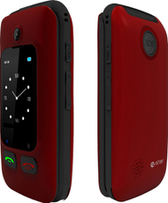 Telefoni me kapak eSTAR Digni Flip, 2.4", 1000mAh, i kuq