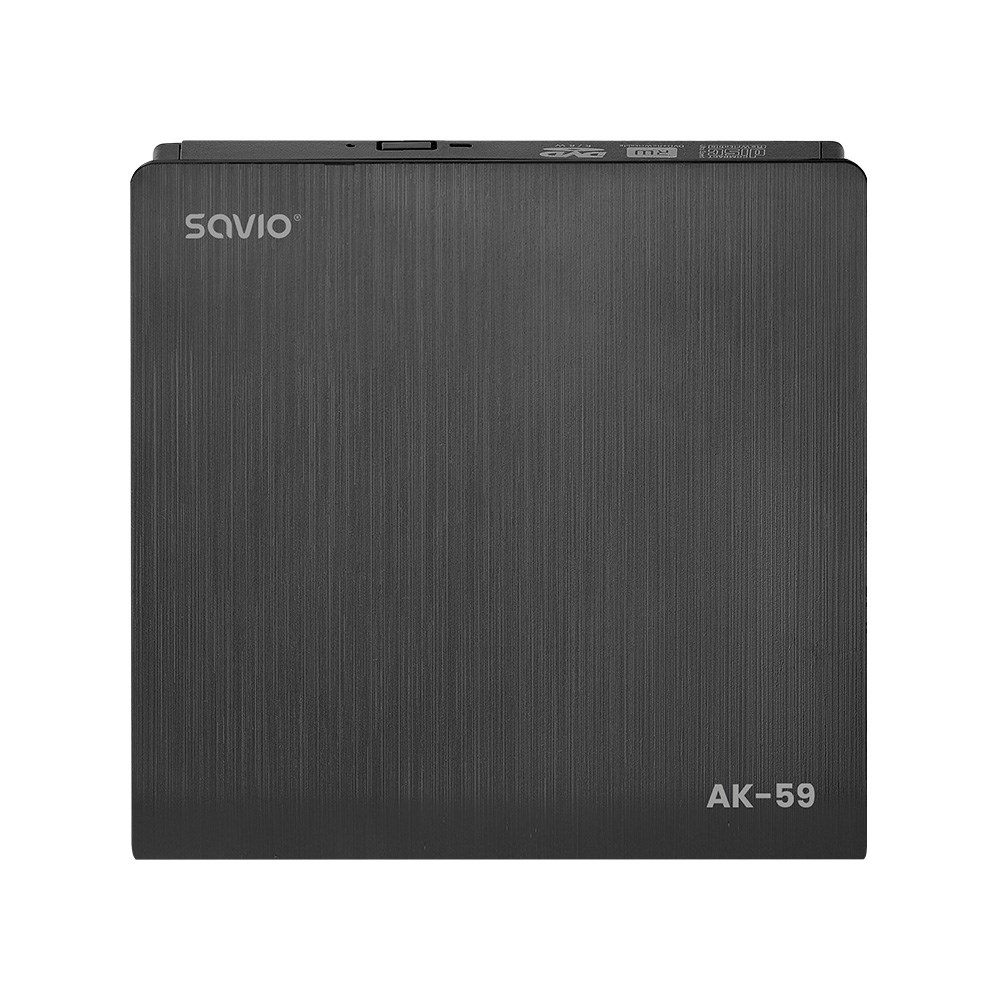 Disk optik i jashtëm SAVIO AK-59, CD/DVD R/RW, USB-C/USB-A