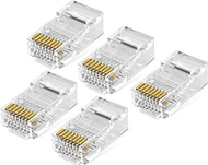 Set lidhësesh për kabllo rrjeti Ugreen RJ-45, 8P/8C, Cat.5/5e, 50 copë