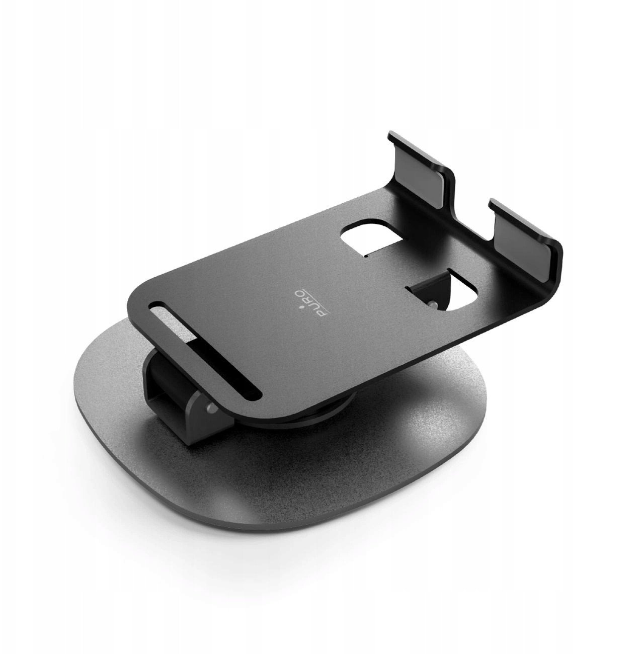 Mbajtëse telefoni dhe tableti Puro Tilt Pro, alumini, e gri