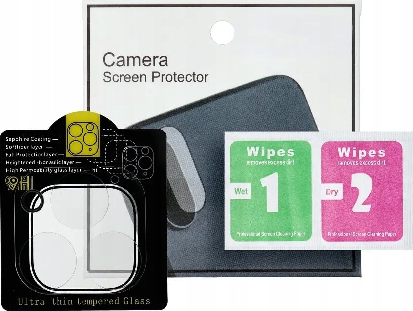 Mbrojtës xhami për kamera iPhone 14 Pro 5D Full Glue, transparent