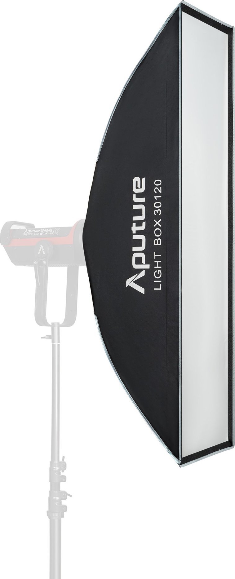 Softbox Aputure Light Box 30x120, difuzion i butë, i argjendtë