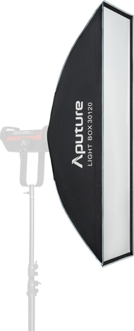 Softbox Aputure Light Box 30x120, difuzion i butë, i argjendtë