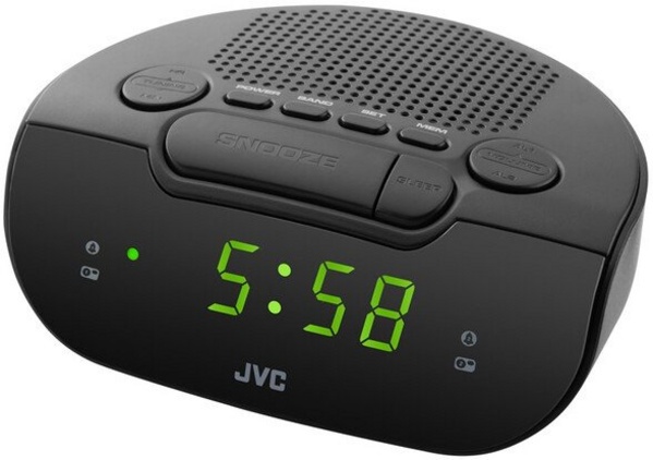 Radio JVC RA-E111B, e zezë