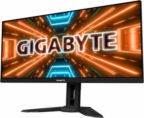 Monitor Gigabyte M34WQ KVM, 34'', 144Hz, Class G, 3440 x 1440 (UWQHD, IPS, i zi