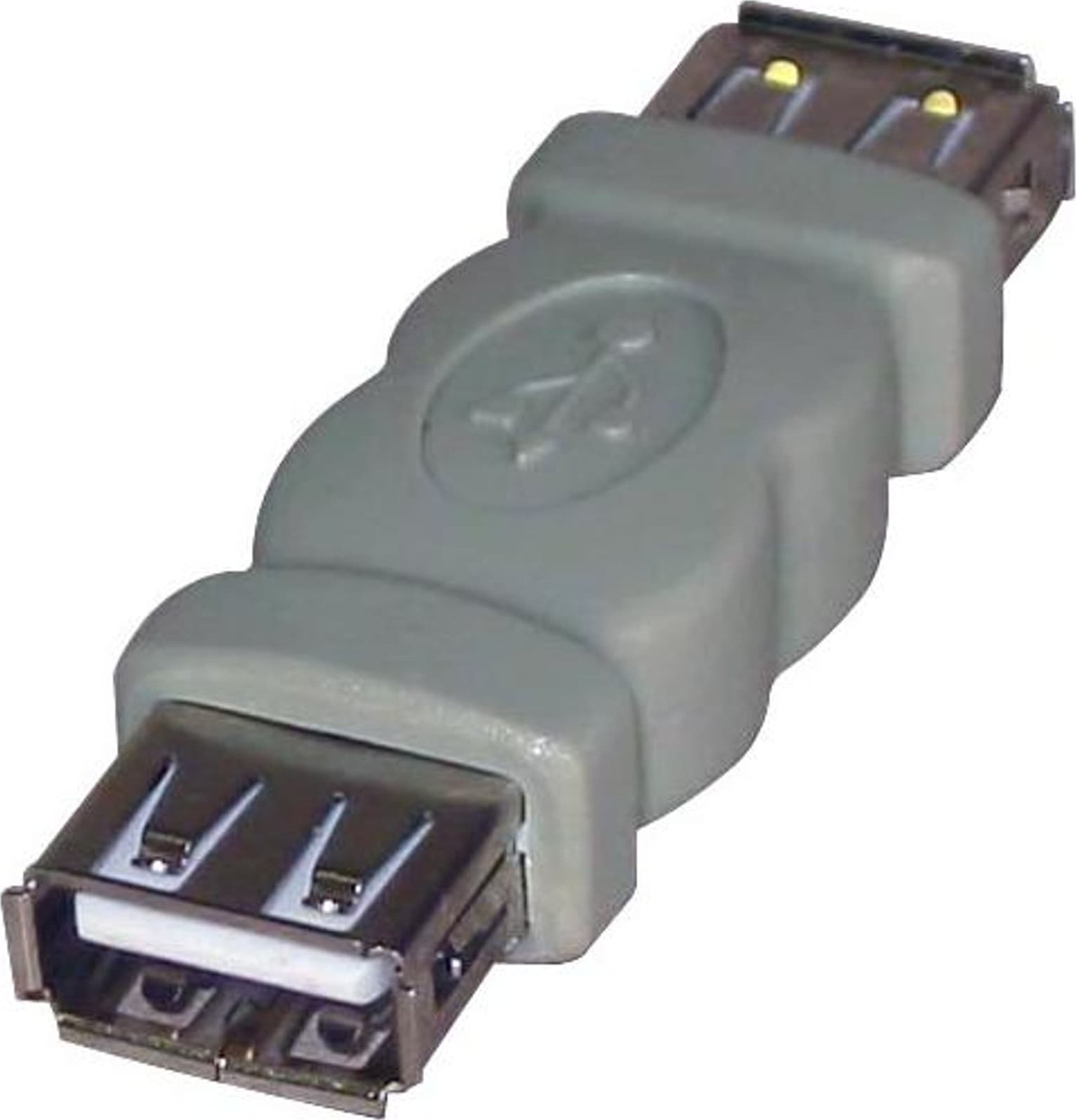 Adapter USB Logo 68041, USB A 2.0 femër në USB A 2.0 femër, gri