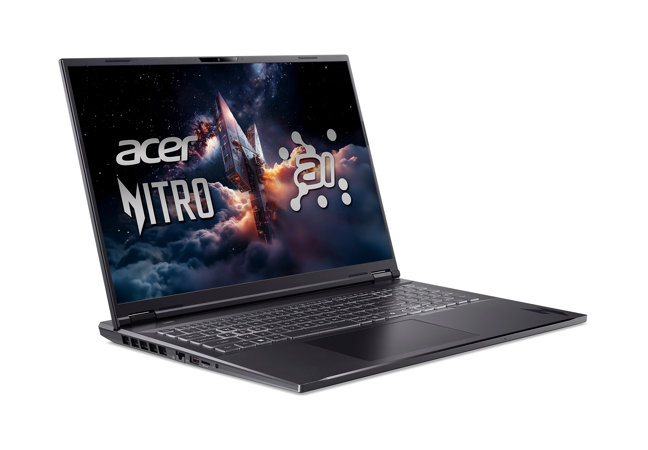 Laptop Acer Nitro 18 AN18-61-R3GE, 18", AMD Ryzen AI 9 365, 32GB RAM, 1TB SSD, NVIDIA GeForce RTX 5070 Ti, i zi