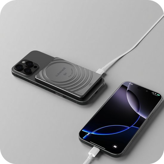Power Bank Cubenest MagSafe, 5000 mAh, 15W Qi2, i zi