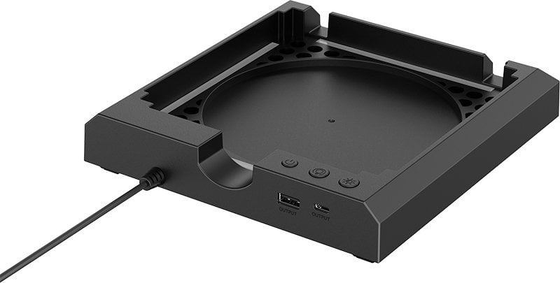 Stendë LED Venom për Xbox Series X, USB, ndriçim me ngjyra, e zezë