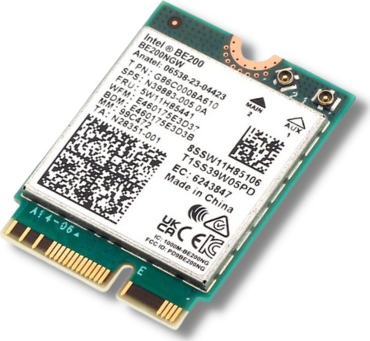Modul rrjeti Intel Wi-Fi 7 BE200 2230, M.2 2230, 2x2 BE, me Bluetooth