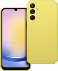 Futera silikoni për Samsung Galaxy A25 5G, 2mm, e verdhë