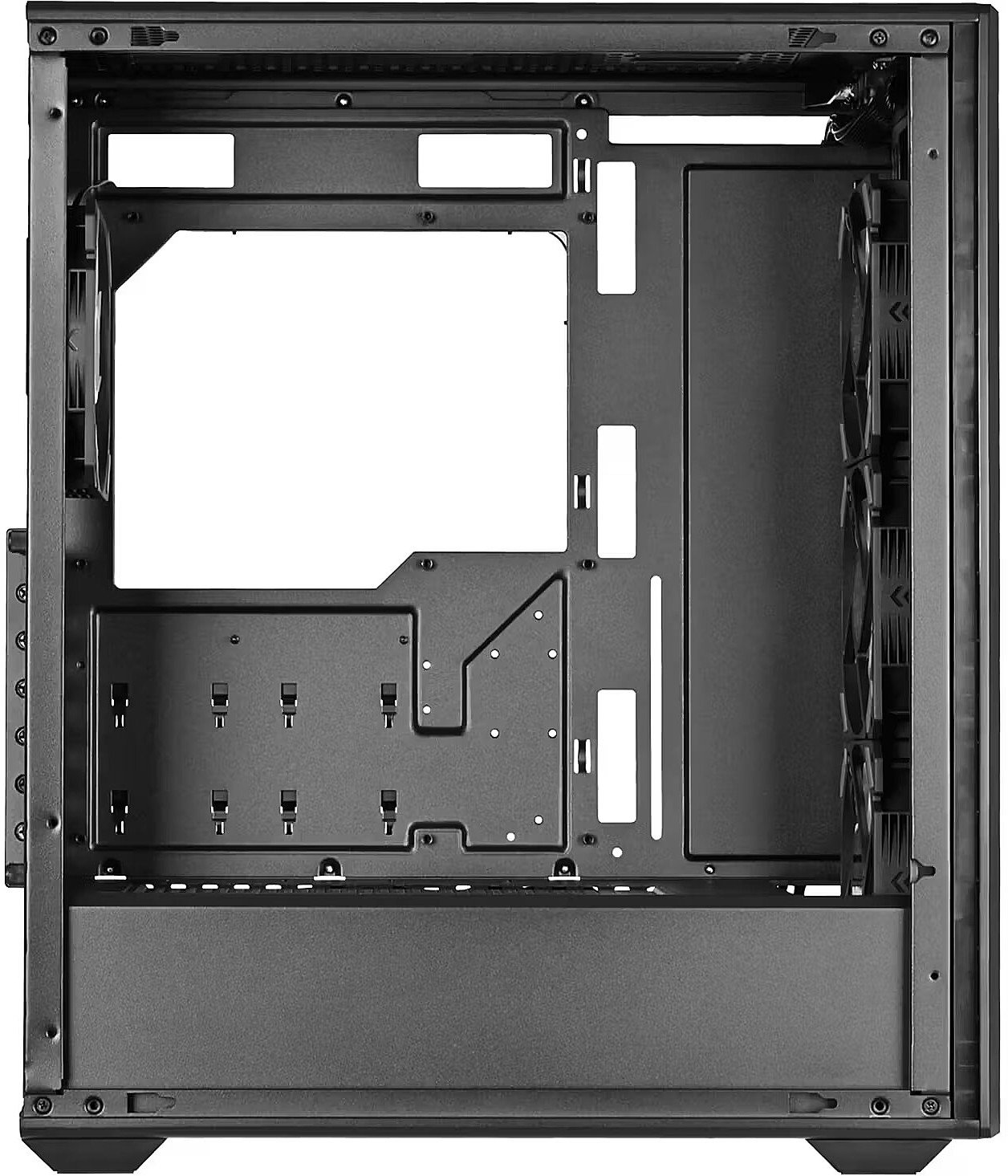 Куќиште за компјутер SilverStone FARA 515XR, mid tower, калено стакло, црно