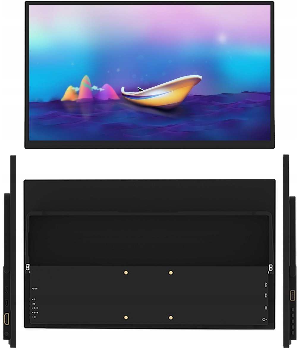 Пренослив монитор ZEUSLAP, 18.5", Full HD, 100Hz