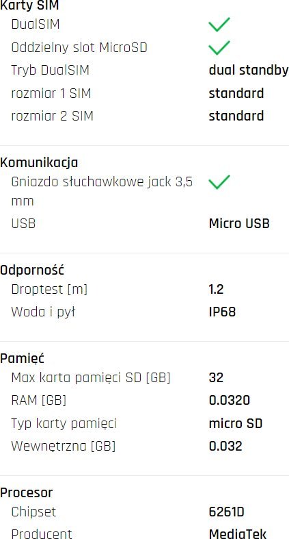 Telefoni myPhone HAMMER Bow, Dual SIM, i qëndrueshëm, i zi e verdhë