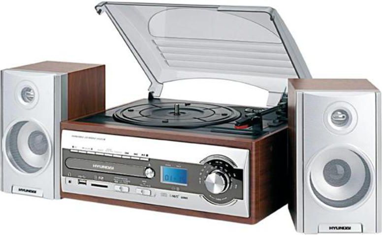 Аудио систем Hyundai Microsystem RTC 182 SURIP, CD и грамофон, USB и SD, црн