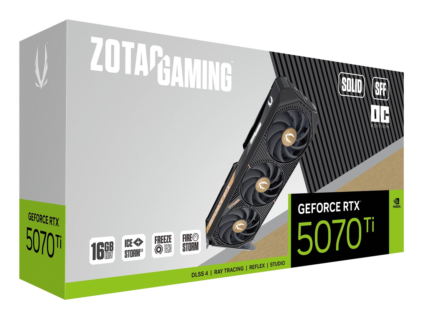 Kartelë grafike Zotac GAMING GeForce RTX 5070 Ti SOLID SFF OC NVIDIA 16 GB GDDR7