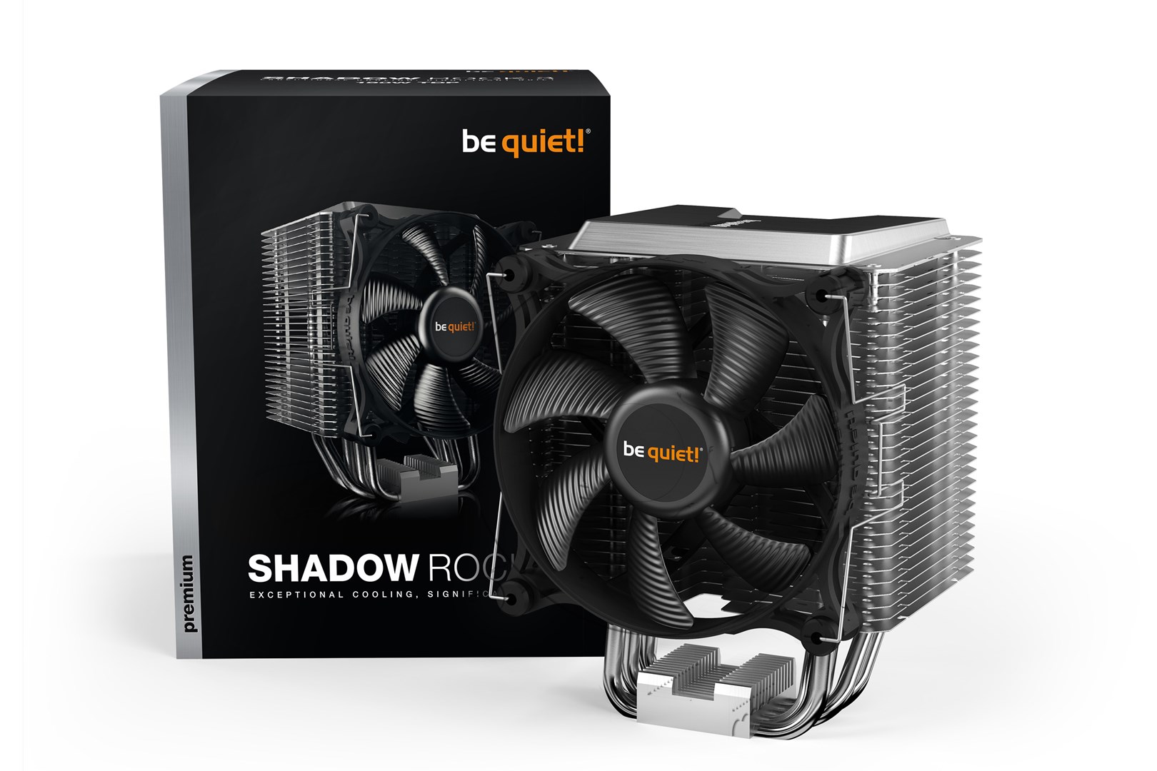 Ftohës CPU be quiet! Shadow Rock 3, 190W TDP, 120mm, i argjendtë