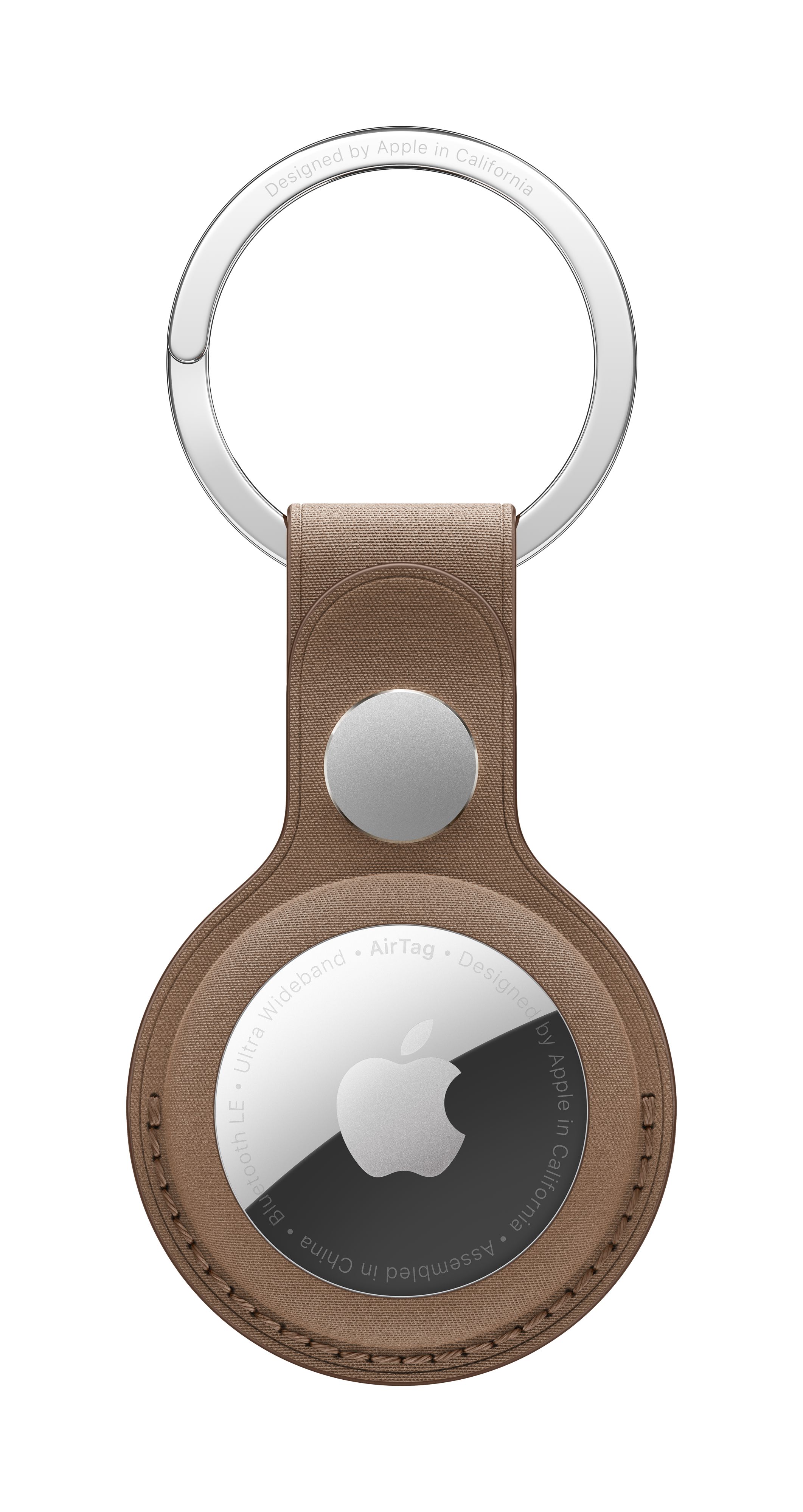 Apple AirTag FineWoven Key Ring, Taupe