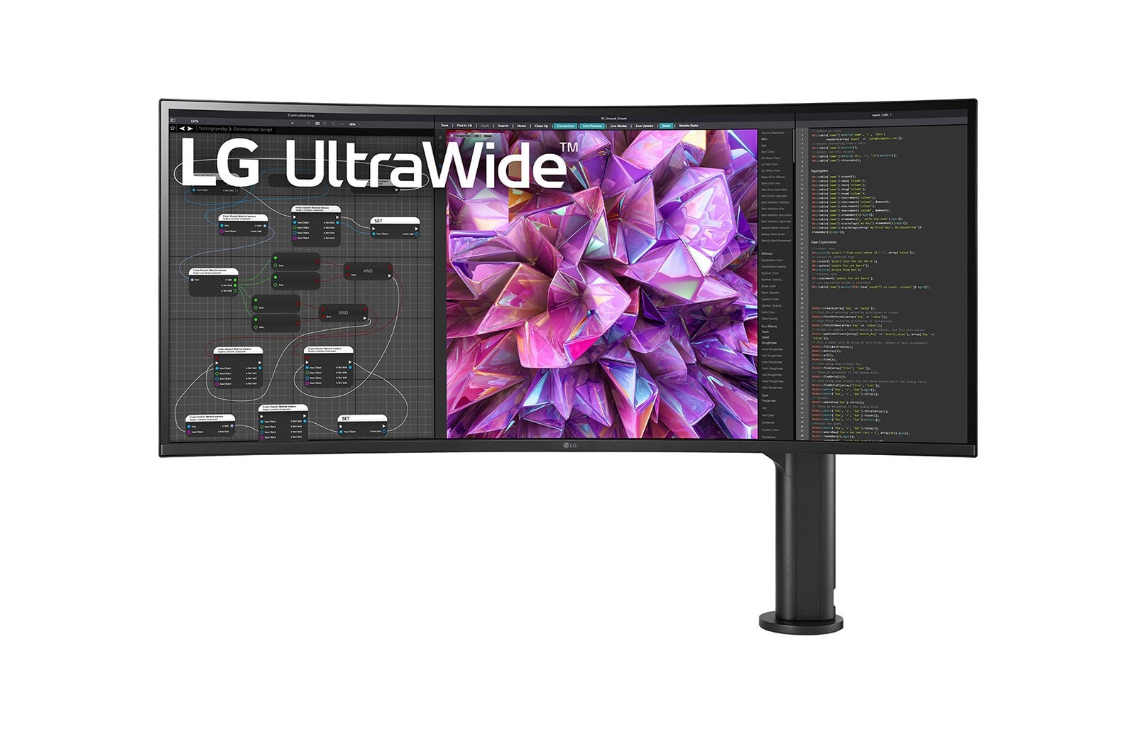 Monitor i lakuar LG 38WQ88C-W, 38", QHD+, LED, i bardhë