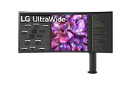 Monitor i lakuar LG 38WQ88C-W, 38", QHD+, LED, i bardhë