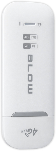 Модем LTE 4G USB ВиФи Blow 86 079, хотспот до 10 уреди, 2.4GHz, бел