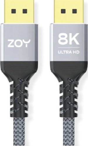 Kabllo ZOY DisplayPort - DisplayPort ,1.8m, e hirtë