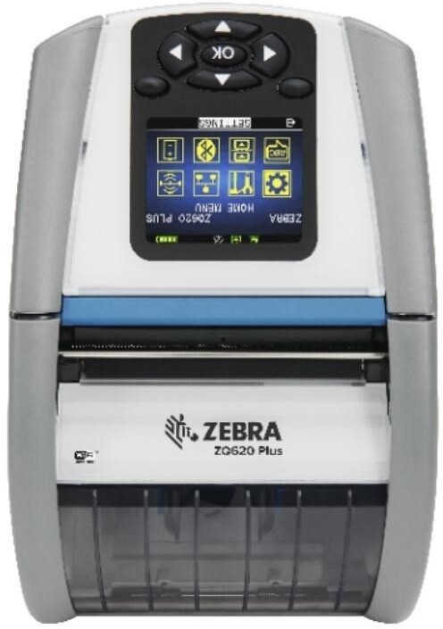 Printer i etiketave Zebra ZQ620 Plus, 3" / 72mm, Wi-Fi, BT4, gri