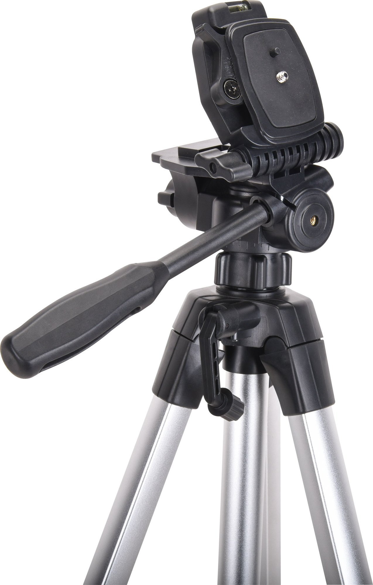 Tripod për kamera InLine, alumin, lartësi 65–173 cm, argjend
