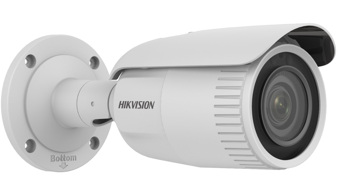 Kamerë IP Hikvision DS-2CD1643G0-IZ, 4MP, varifokale 2.8-12mm, e bardhë