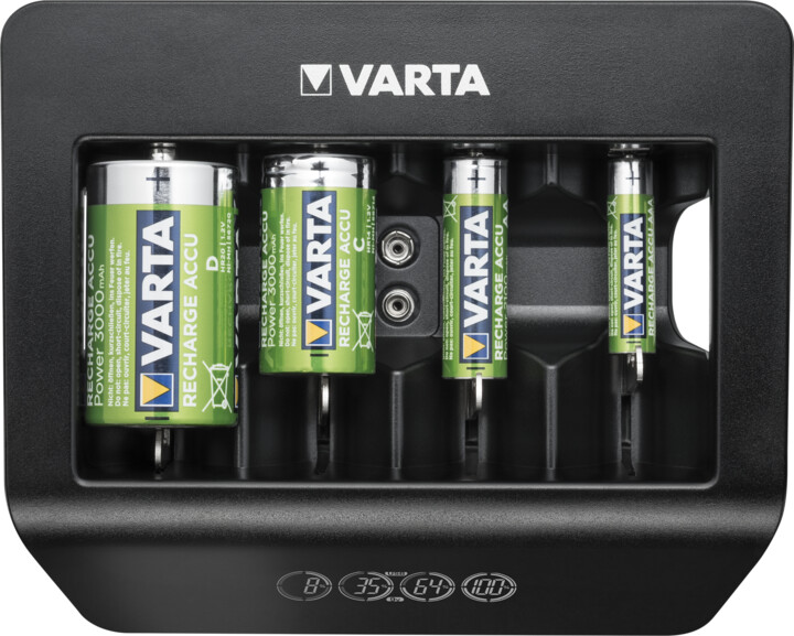 Полнач VARTA Universal Charger + со екран LCD, црна