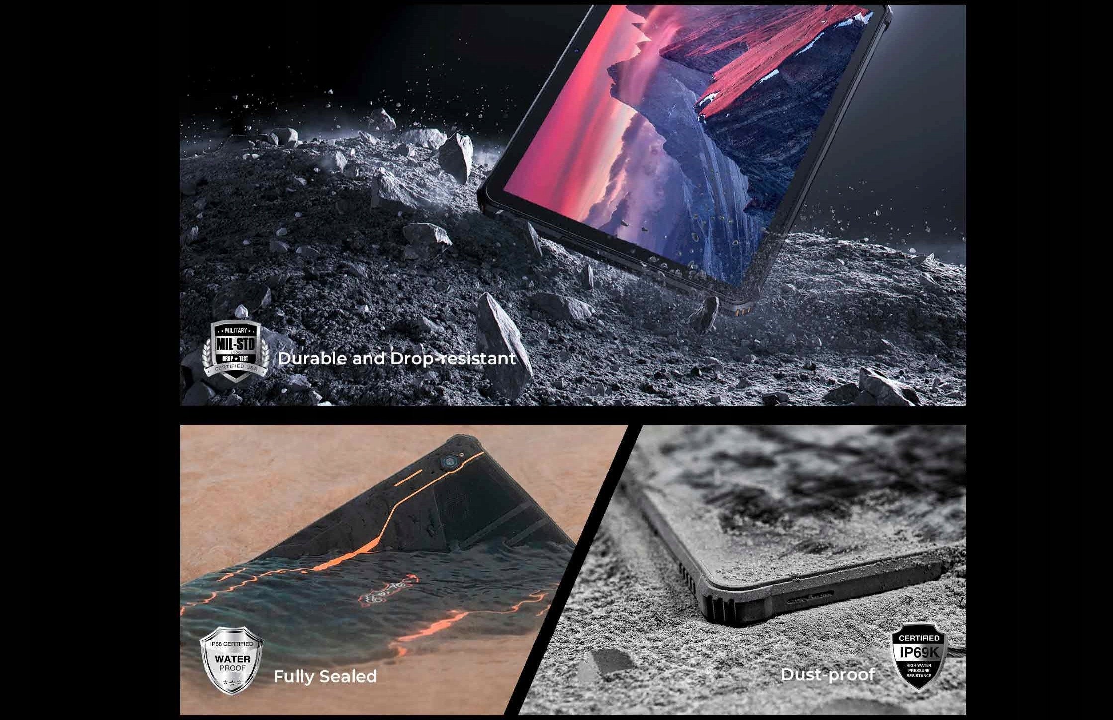 Tablet Oukitel RT9 10.1, 6GB 256GB, 4G, i zi