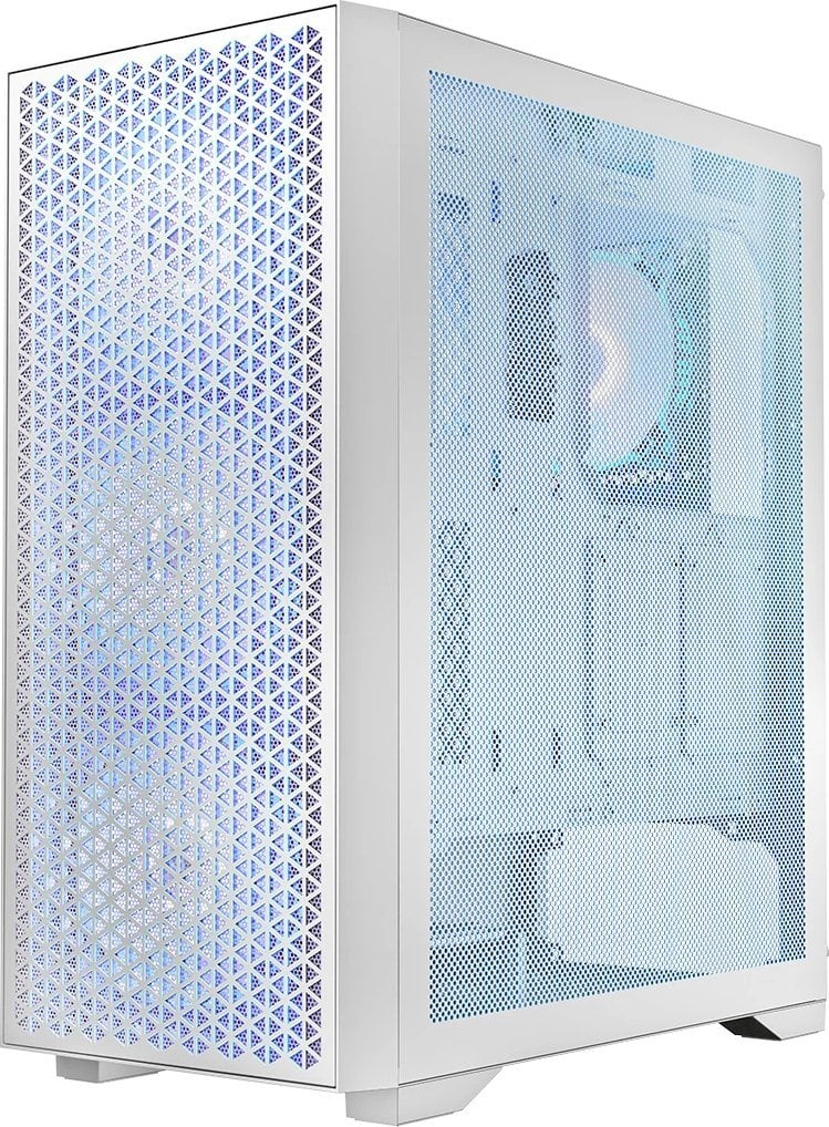 Kукјиште за компјутер Logic Concept Dart Pro ARGB, MIDI Tower, со 4 ARGB вентилатори, бело