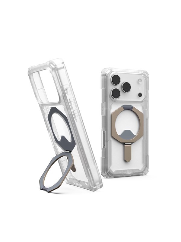 Заштитна маска UAG Plasma XTE MagSafe, за iPhone 17 Pro, проѕирна титаниум