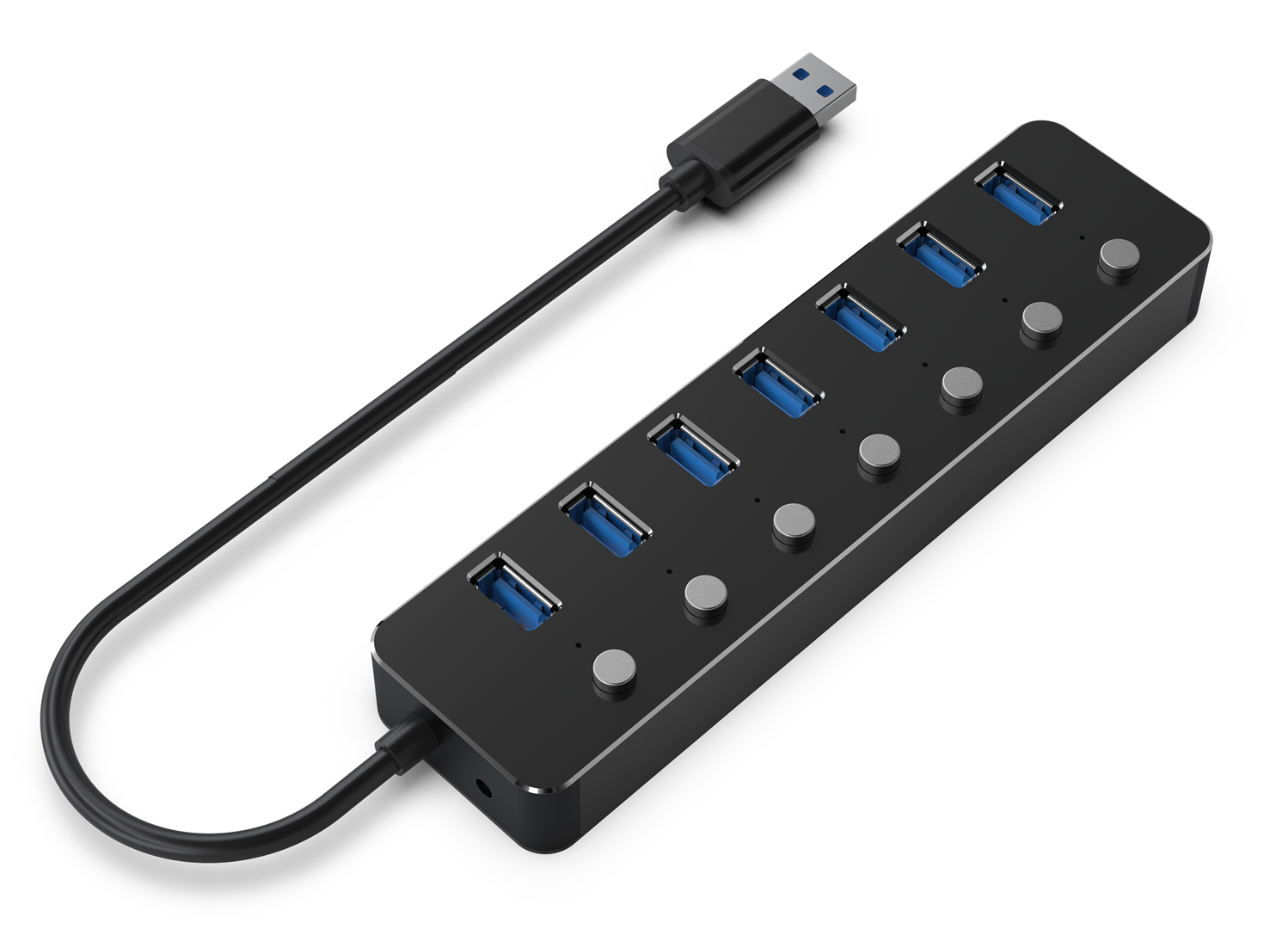 USB Hub Unitek UHB-U3P7P-01, 7 porta, USB 3.1 Gen 1, i zi
