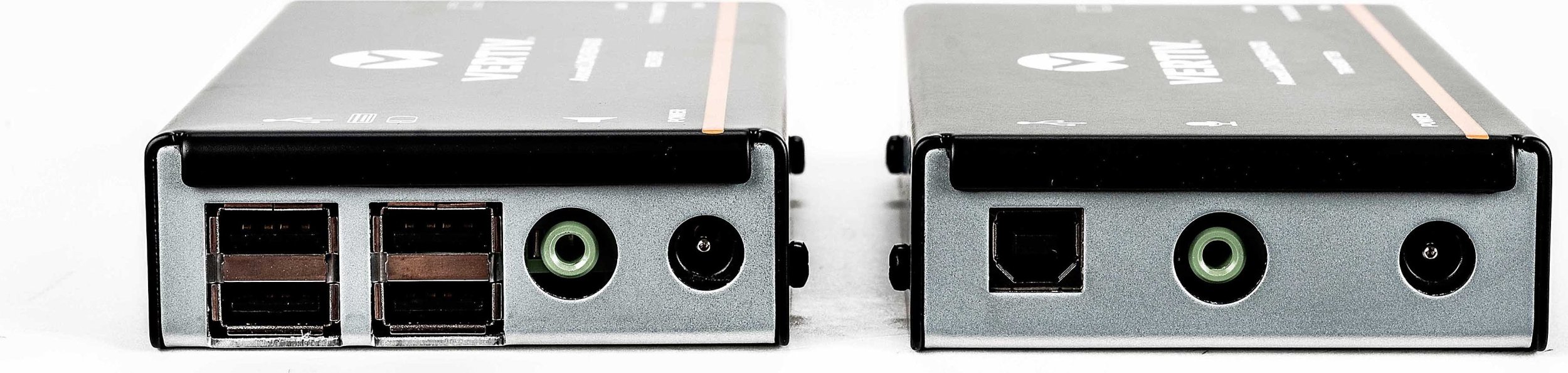 KVM extender Vertiv Avocent LV4010P-202, transmetues dhe receiver, USB 2.0, blu