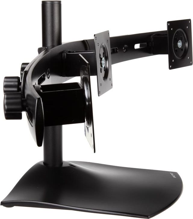 Stand tavoline për 3 monitorë Ergotron DS100, deri 21", i zi