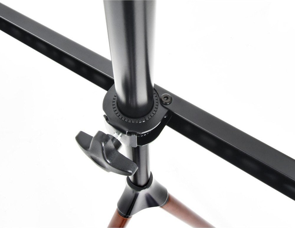 Stativ dyshemeje për TV Techly Techly Floor Tripod Stand, 32-65", 35kg, kafe e zezë