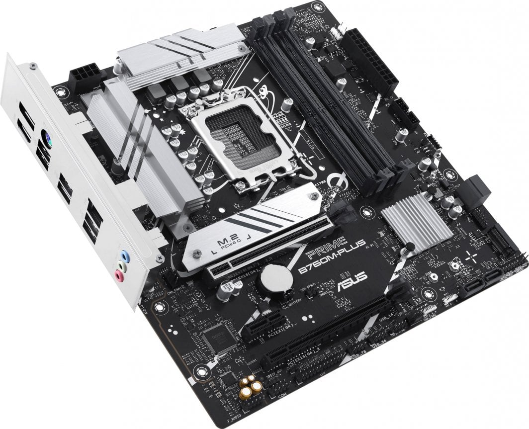 Pllakë amë Asus PRIME B760M-PLUS, Intel B760, Socket 1700, 4 slota, Micro ATX