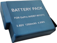 Bateri për kamera Extra Digital GoPro AHDBT-801, 1220mAh, për Hero 5 6 7 8