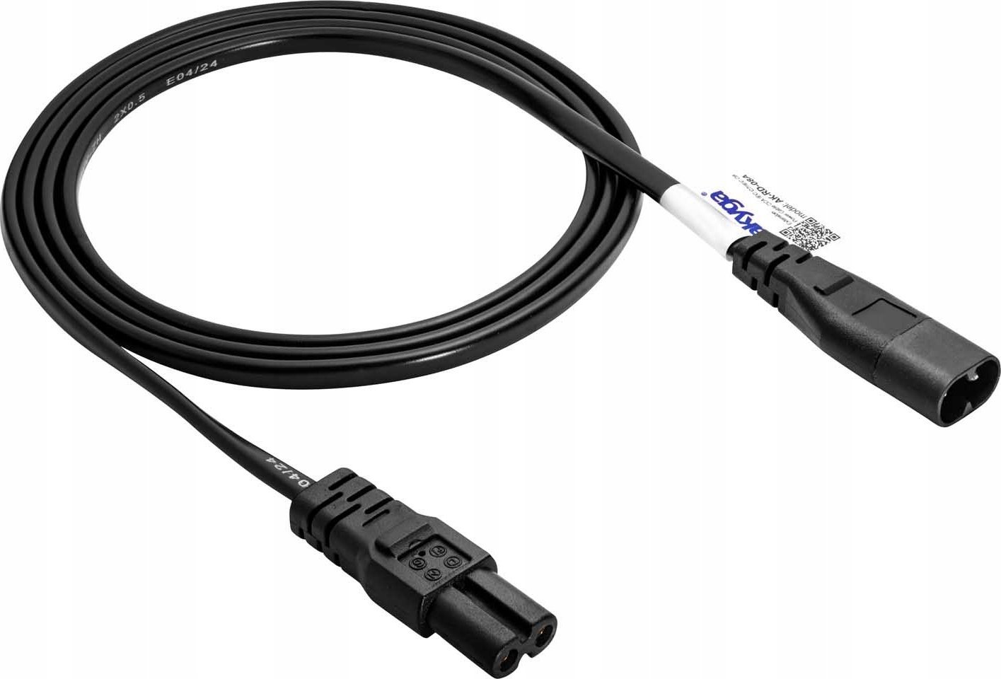 Kabllo rryme Akyga Current, 1.5m, IEC, e zezë