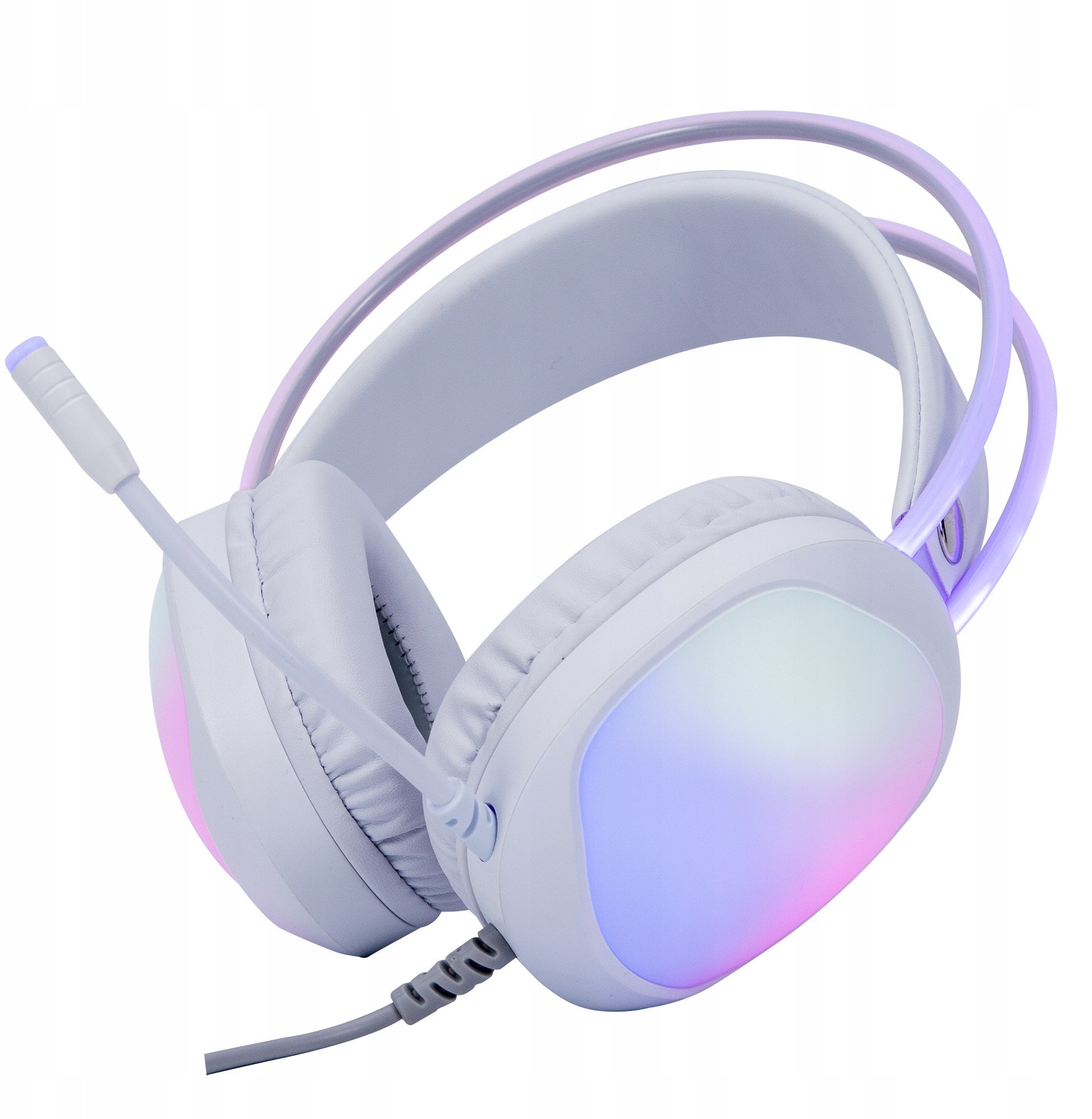 Слушалки гејминг Marvo HG8959, RGB, транспарентни